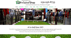 Desktop Screenshot of ftmyersgolfshop.com