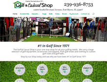Tablet Screenshot of ftmyersgolfshop.com